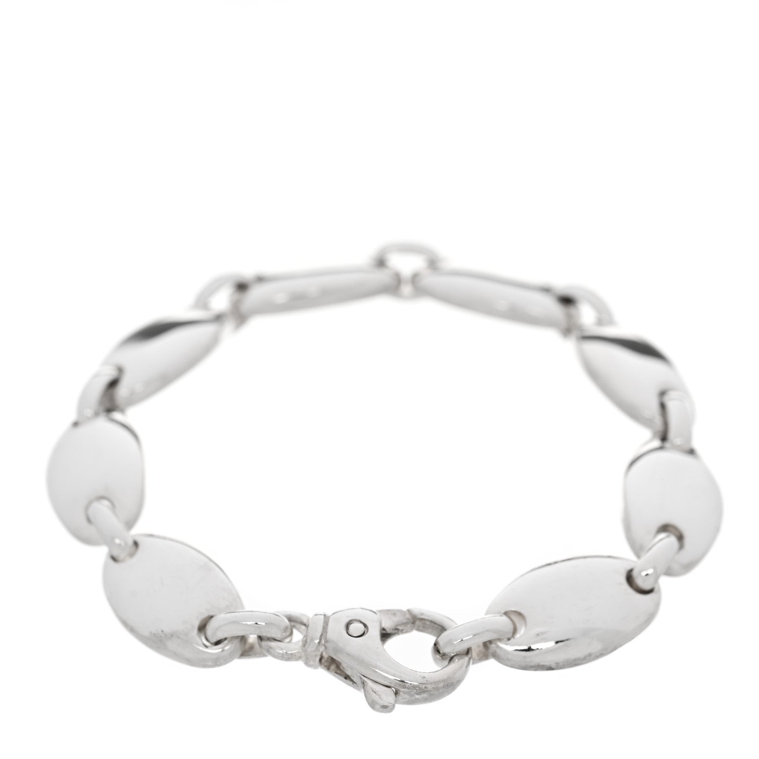Tiffany Sterling Silver Pebble Link Bracelet 2 of 4