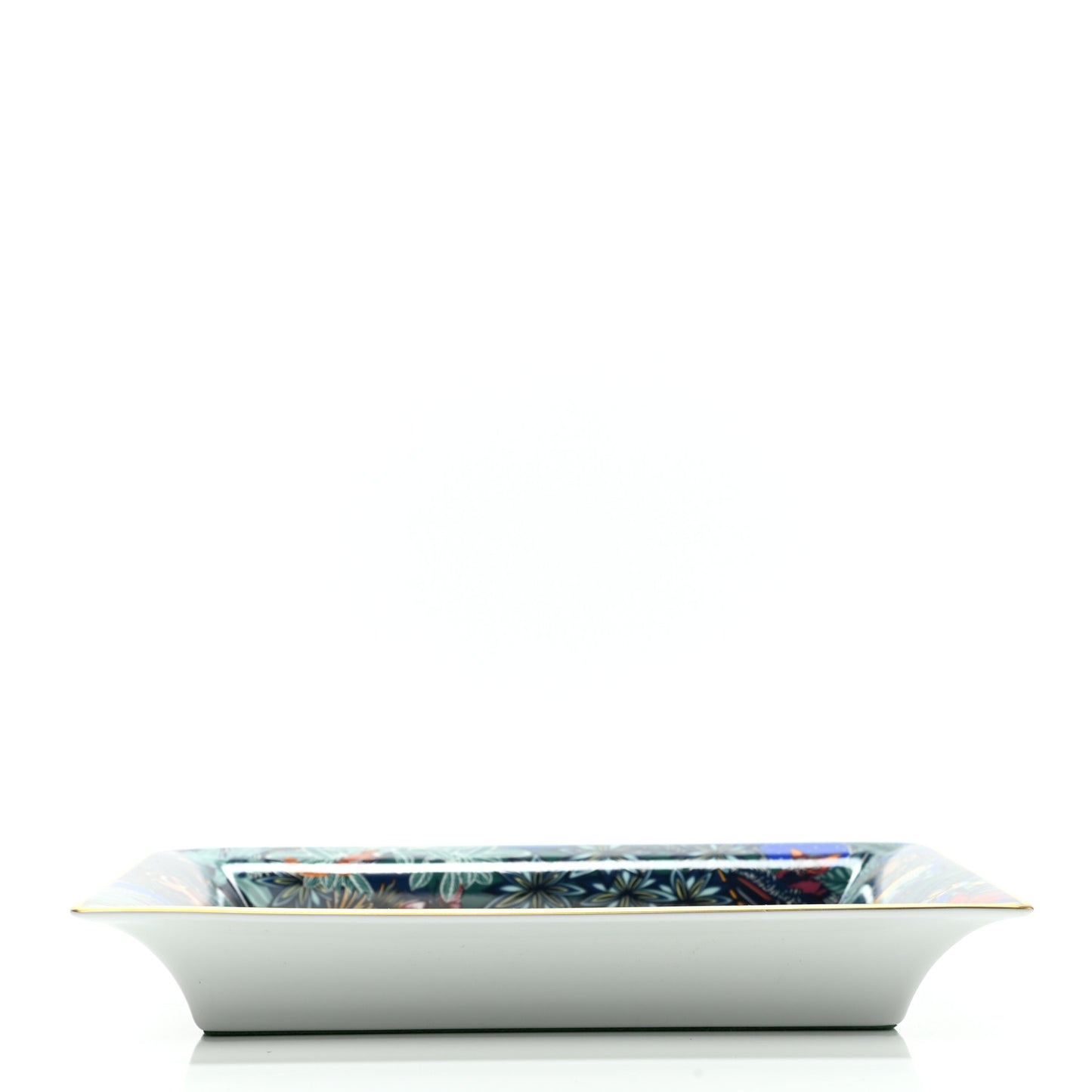 Porcelain Wild Singapore Change Tray Vert Foret