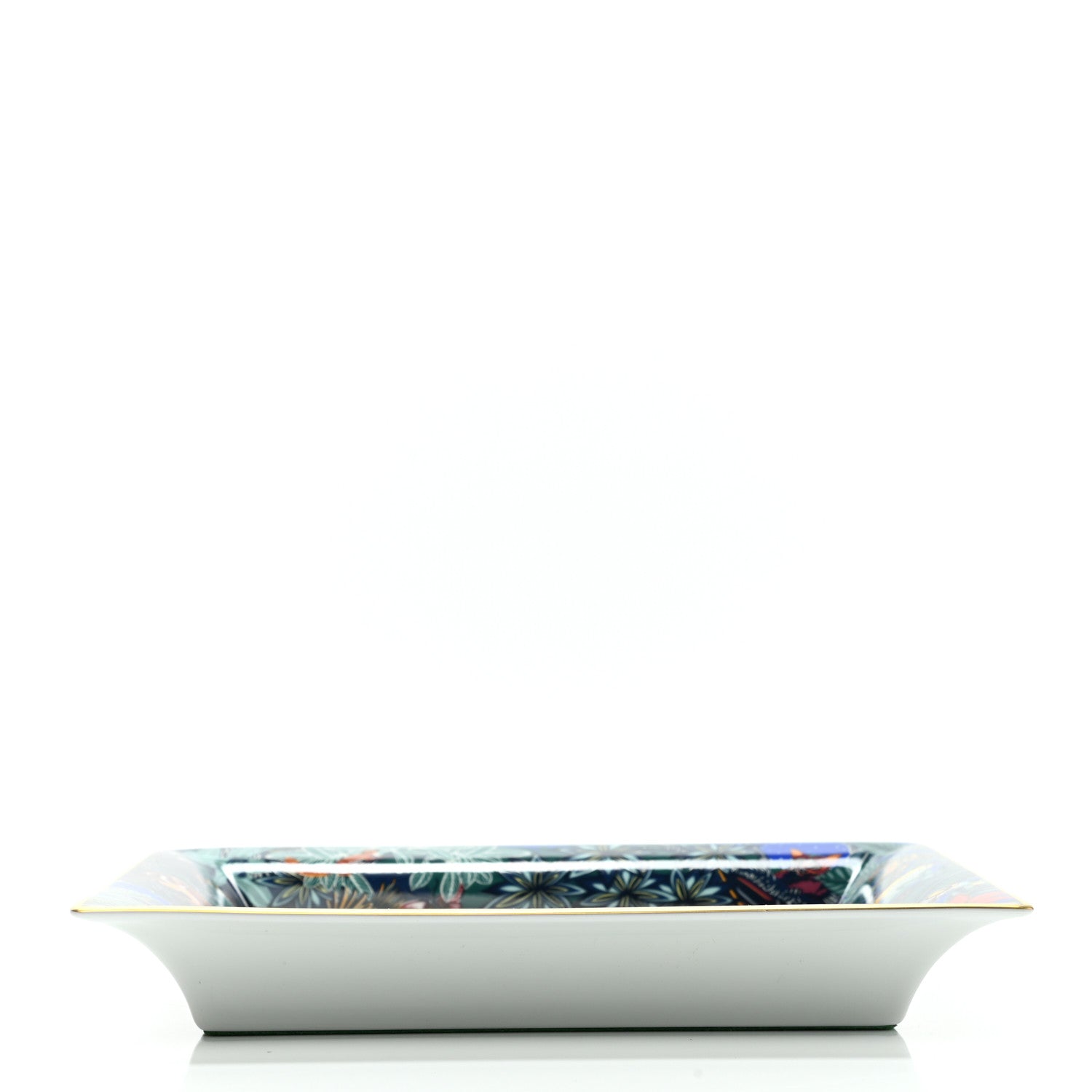 Hermes Porcelain Wild Singapore Change Tray Vert Foret 4 of 5