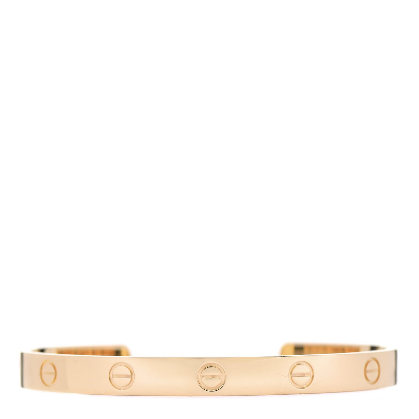 18K Yellow Gold LOVE Cuff Bracelet 18