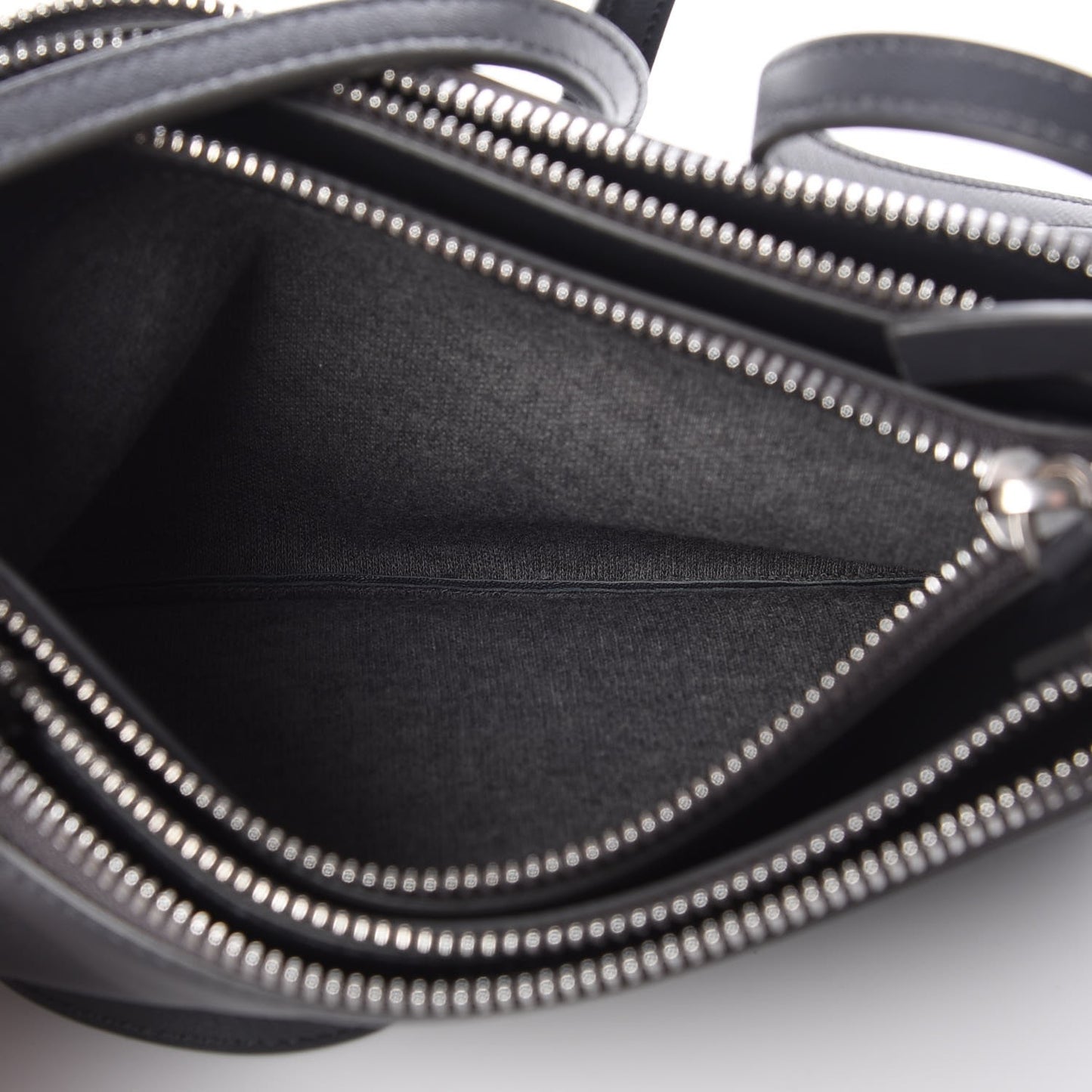 Lambskin Small Trio Crossbody Bag Anthracite