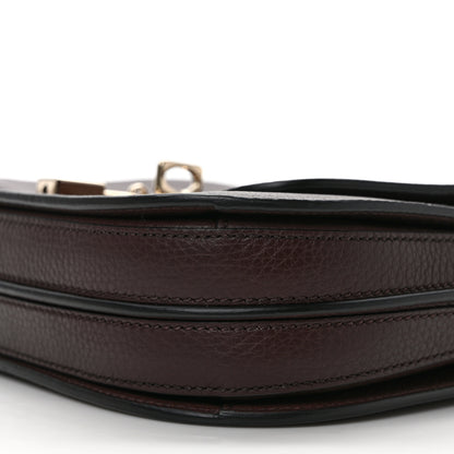 Valentino Garavani Pebbled Calfskin Joylock Flap Messenger Bag Deep Rubin 9 of 9