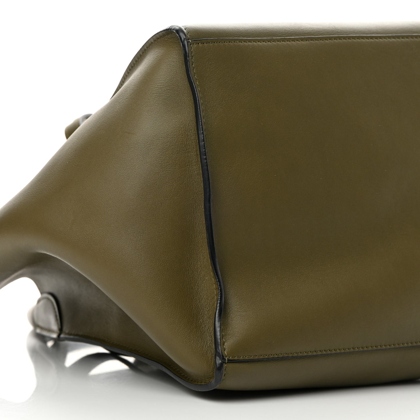 Smooth Calfskin Small Big Bag Army Green