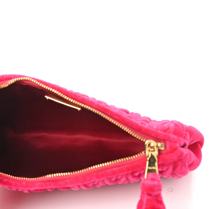 Miu Miu Velluto Matelasse Clutch Fuxia 5 of 10