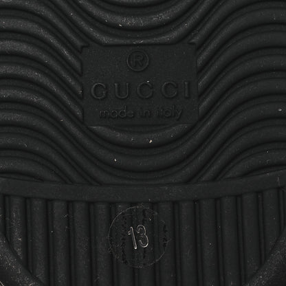 Gucci Calfskin GG Tennis Embossed Mens Ace Sneakers 13 Black 8 of 10