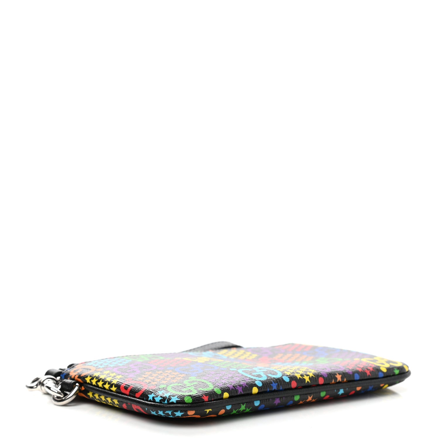 Gucci GG Supreme Monogram Psychedelic iPhone Pouch Black 4 of 8