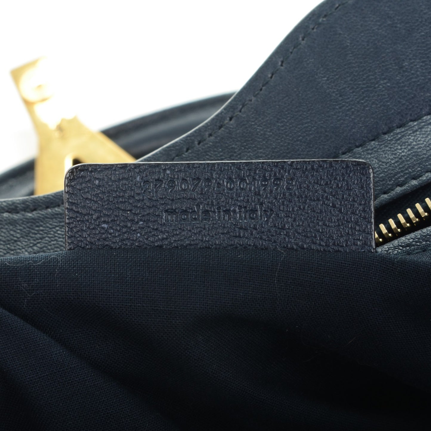 Sheepskin Medium Cabas ChYc Navy