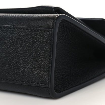Louis Vuitton Soft Calfskin Mylockme Chain Bag BB Black 9 of 10