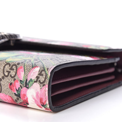 Gucci GG Supreme Monogram Blooms Mini Dionysus Chain Wallet Beige Multicolor Dry Rose 10 of 10