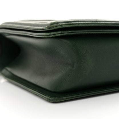 Chanel Lambskin Quilted New Medium Boy Flap Dark Green 9 of 15