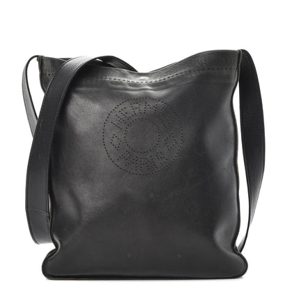 Hermes Lambskin Toudou Perfore Crossbody Bag Black 1 of 9