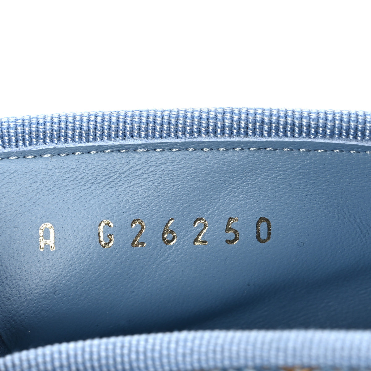 Chanel Denim Quilted CC Cap Toe Ballerina Flats 37 Light Blue 9 of 10
