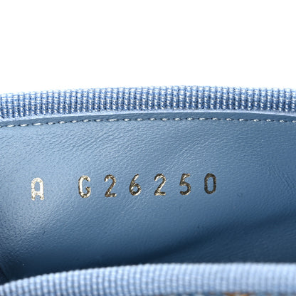 Chanel Denim Quilted CC Cap Toe Ballerina Flats 37 Light Blue 9 of 10