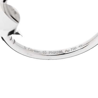 Cartier 18K White Gold Small Juste Un Clou Ring 53 6.25 5 of 6