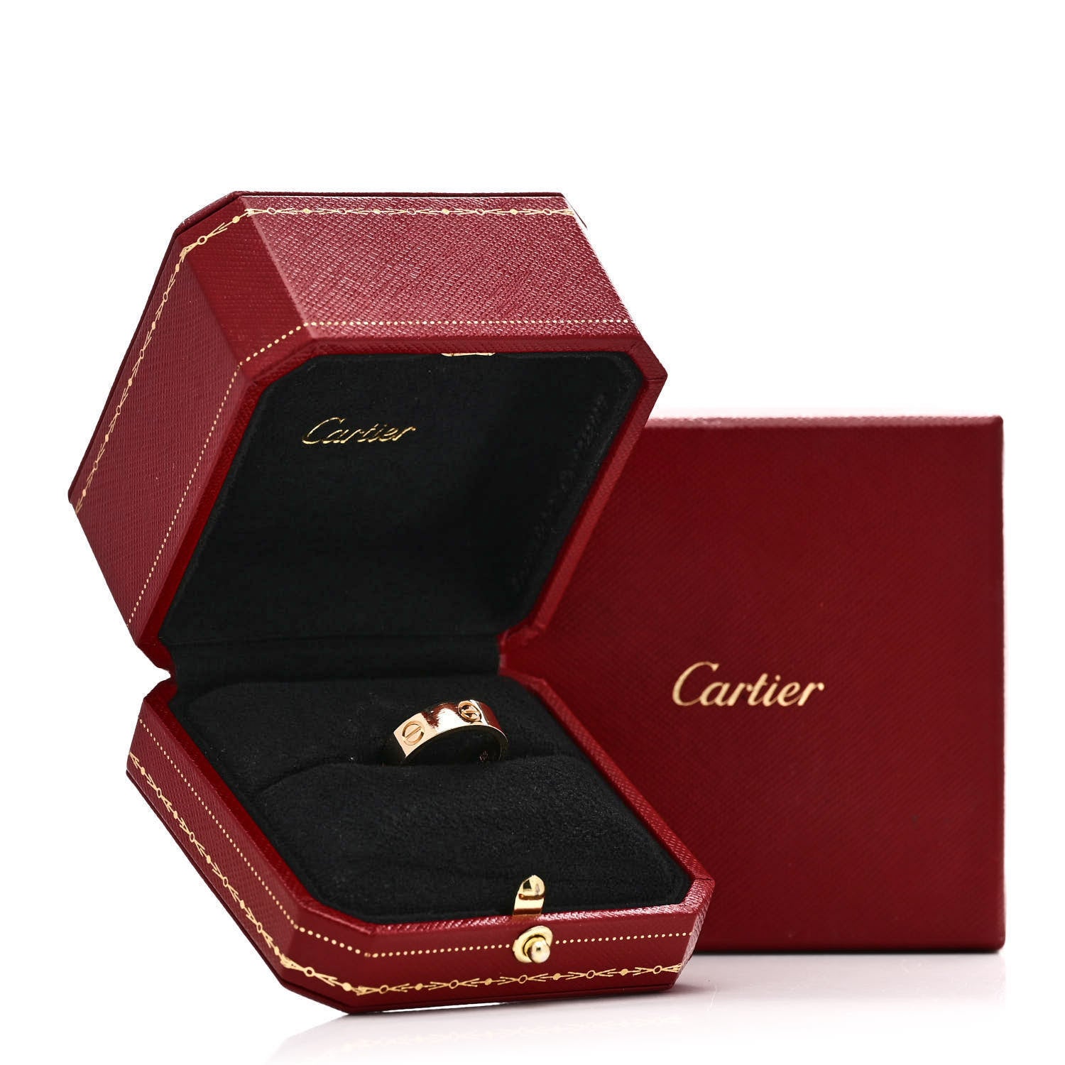 Cartier 18K Yellow Gold 5.5mm LOVE Ring 61 9.5 5 of 5
