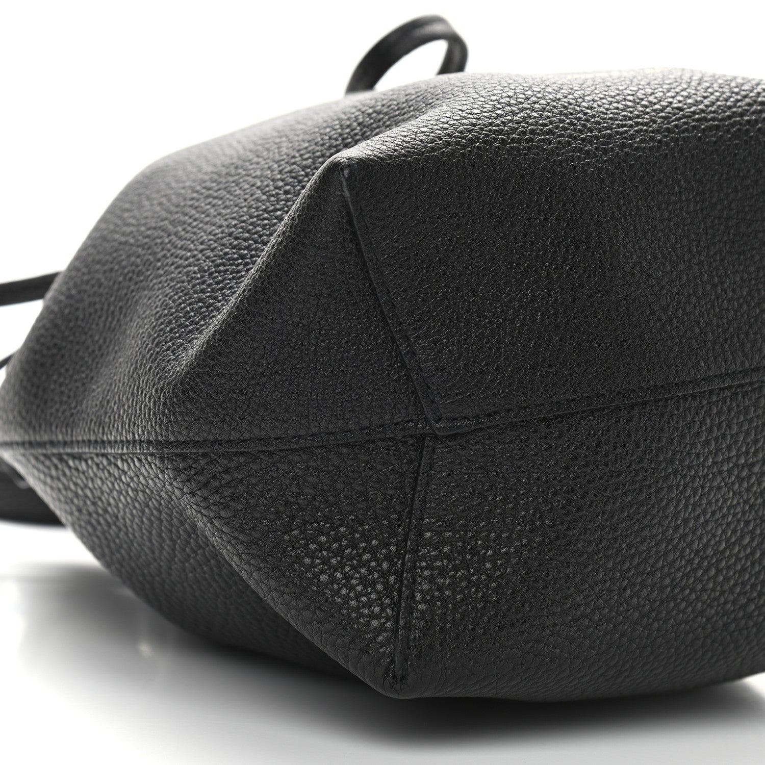 Mansur Gavriel Tumbled Calfskin Mini Bucket Bag Black 9 of 12