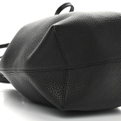 Mansur Gavriel Tumbled Calfskin Mini Bucket Bag Black 9 of 12