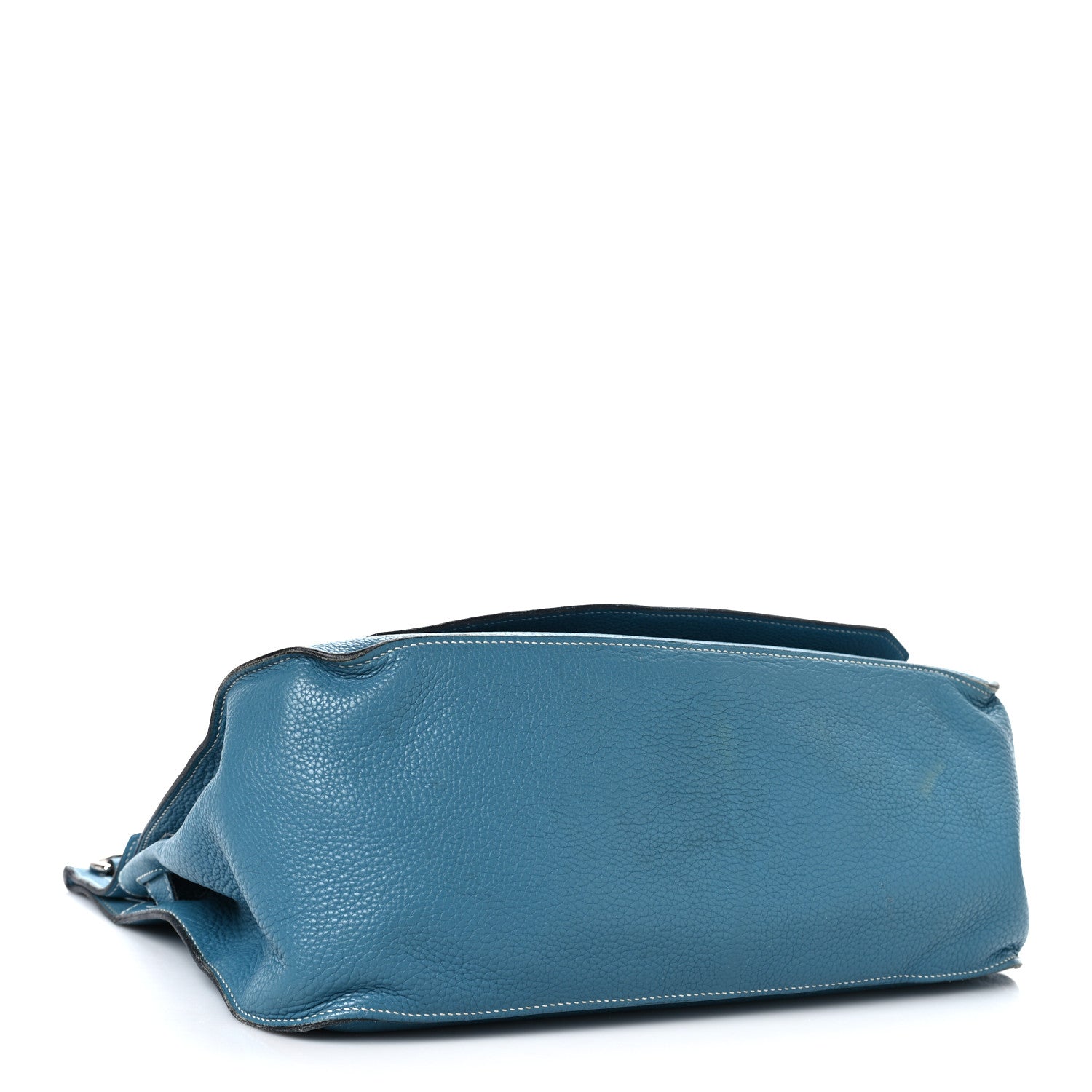 Hermes Taurillon Clemence Jypsiere 34 Blue Jean 4 of 17