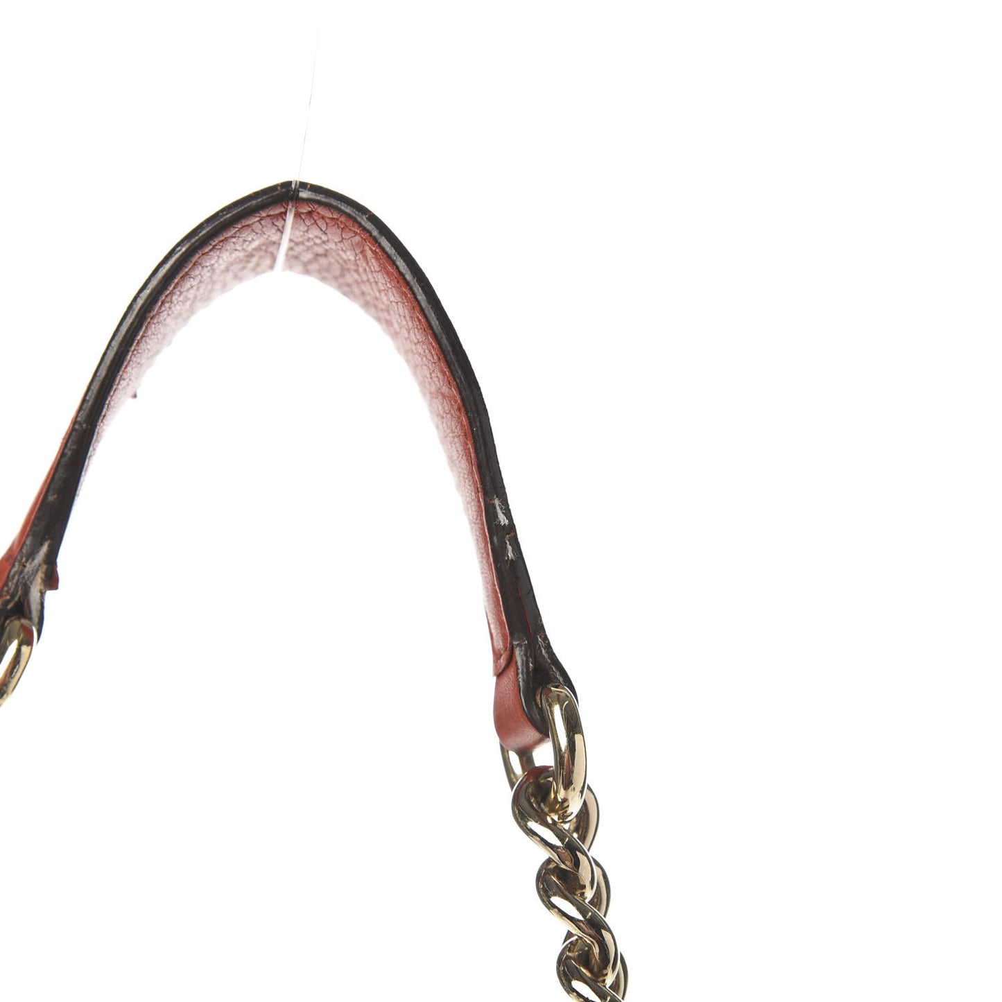 Pebbled Calfskin Medium Soho Chain Hobo Sun Orange