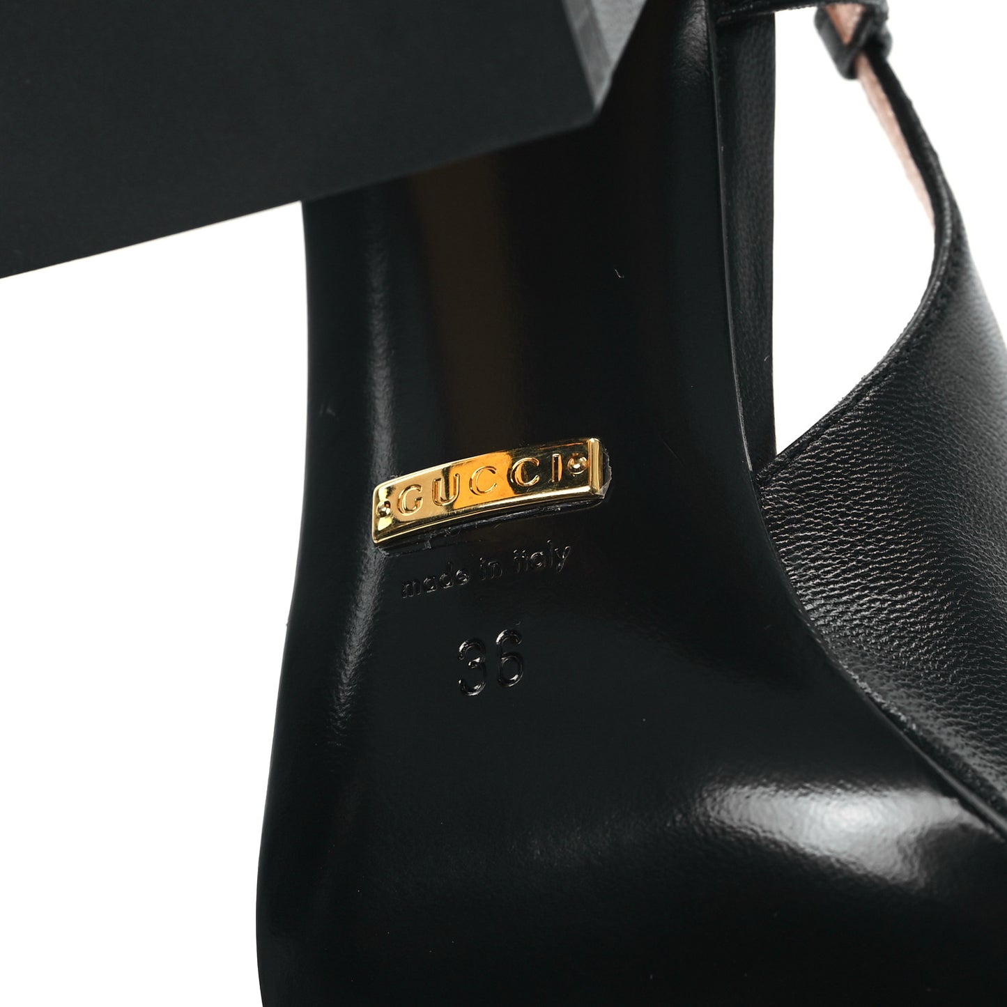 Malaga Kid Horsebit 75mm Slingback Pumps 36 Black