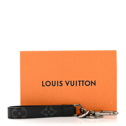 Louis Vuitton Monogram Eclipse Dragonne Bag Charm Key Holder 5 of 5