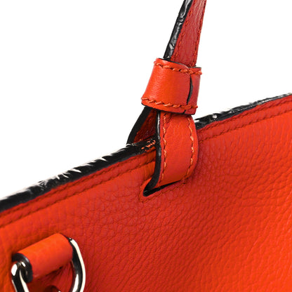 Gucci Cellarius Calfskin Medium Bamboo Daily Top Handle Bag New Dark Orange 10 of 10