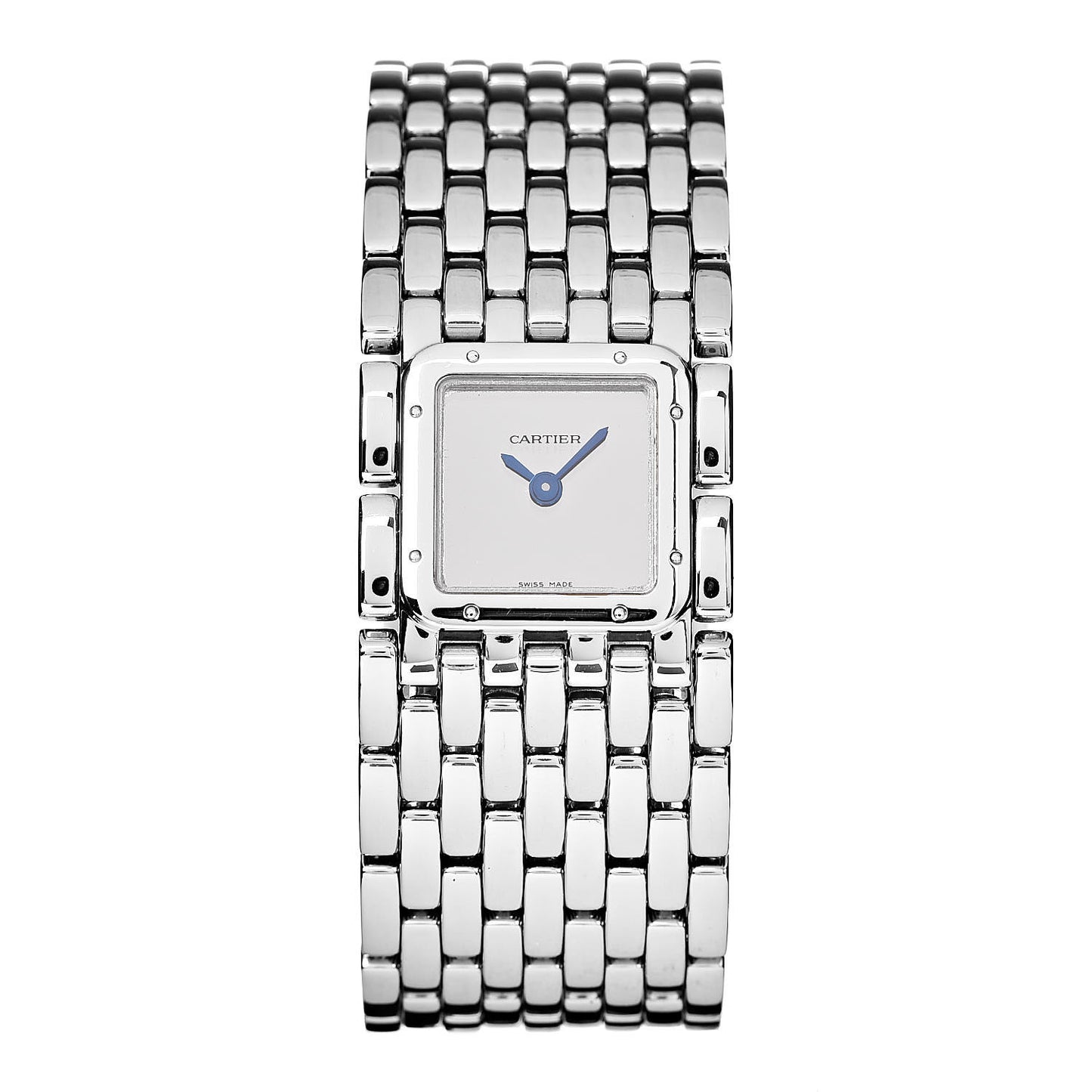 Stainless Steel 21mm Panthere Ruban Quartz Watch