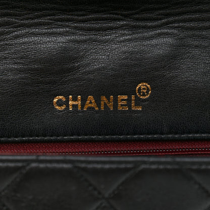 Chanel Lambskin Quilted Medium Single Flap Black 5 of 11