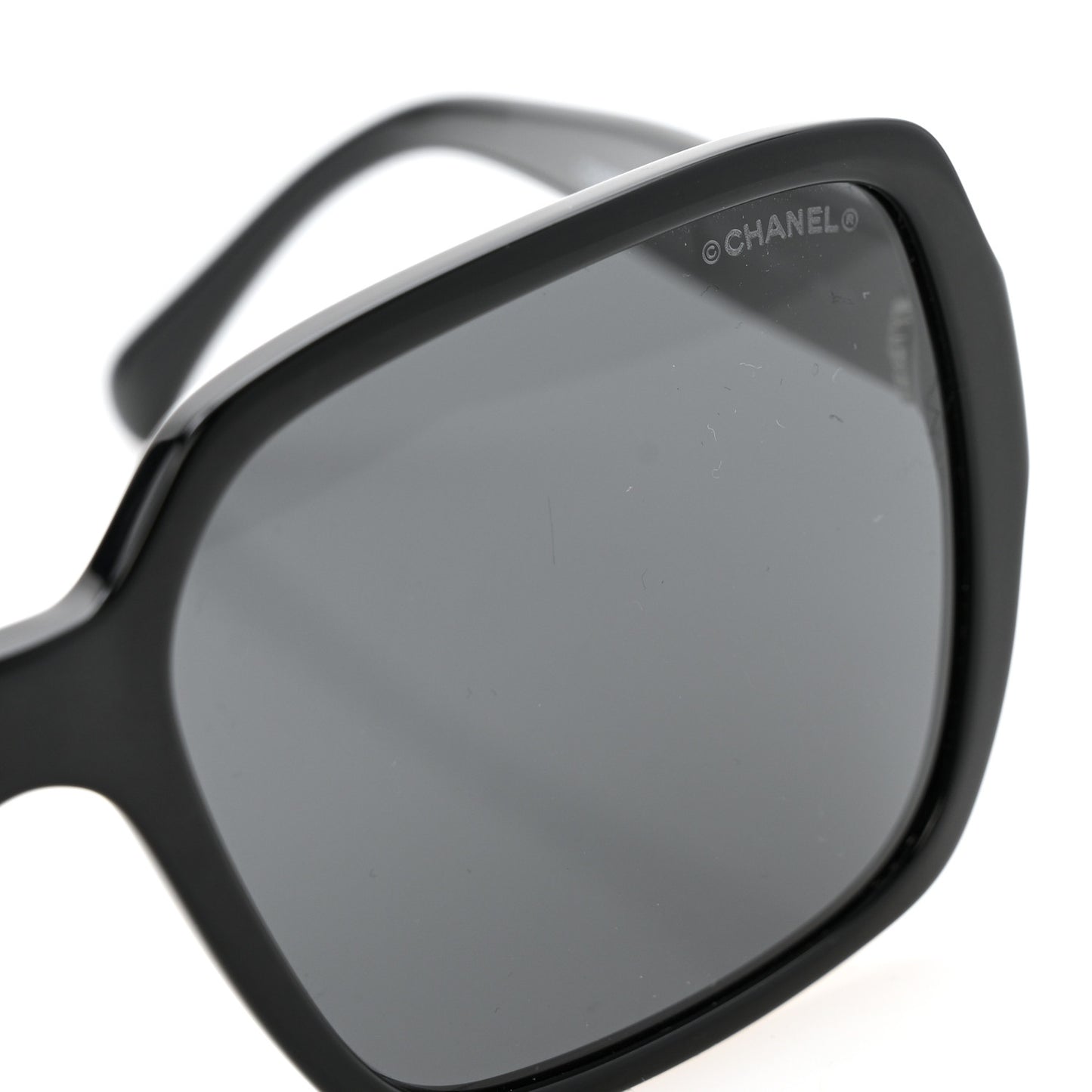 Acetate Square Sunglasses 5408-A Black