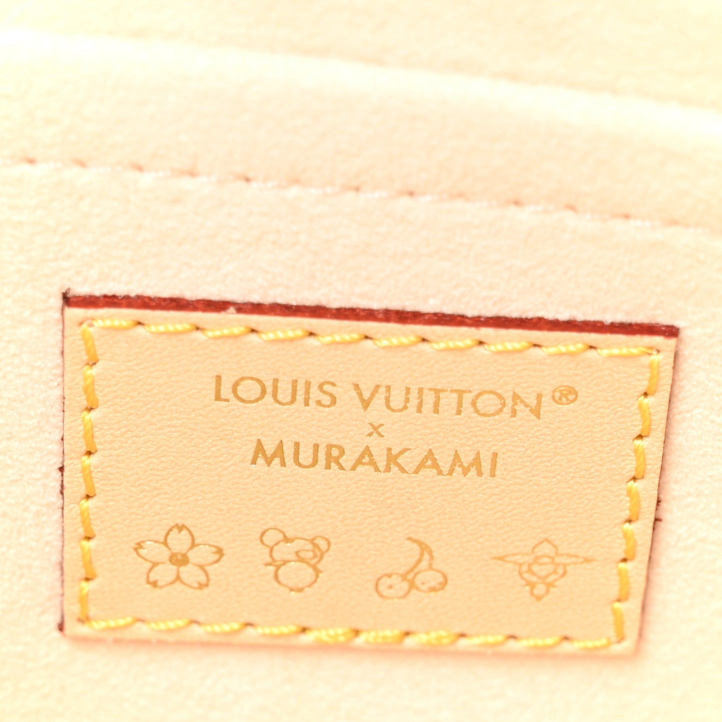 LV X TM Monogram Multicolor Neverfull Pochette White