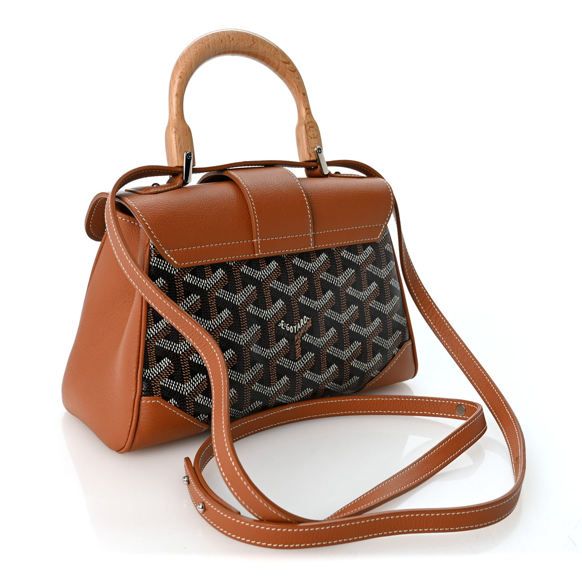Goyardine Mini Saigon Black Gold