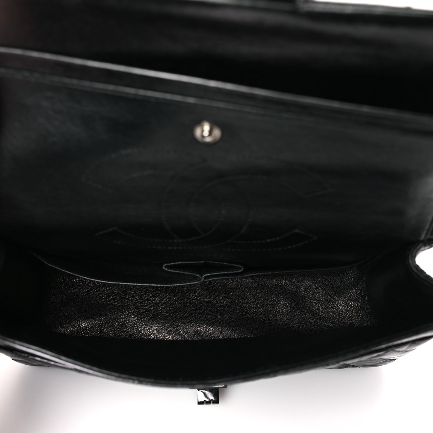 Aged Calfskin Quilted 2.55 Reissue 225 Flap So Black