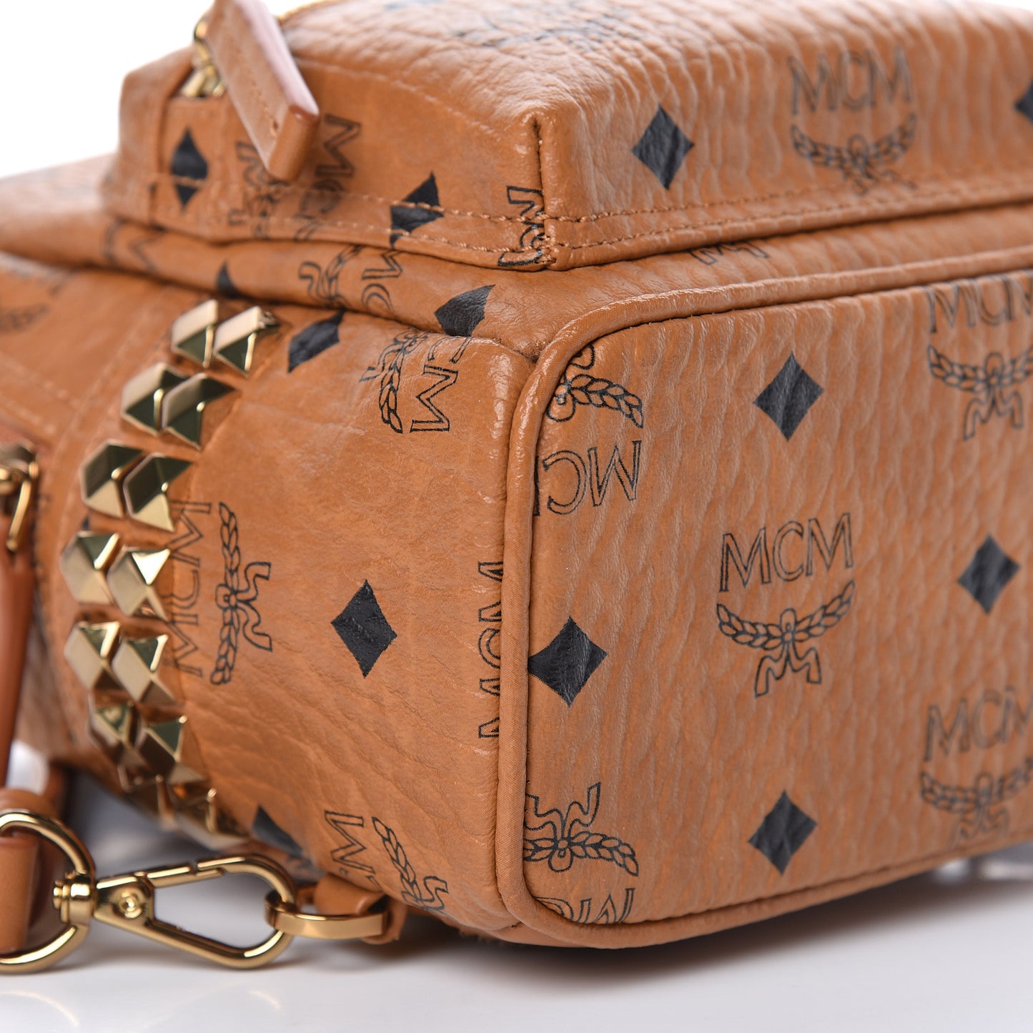 Visetos Side Stud X-Mini Stark Backpack Cognac