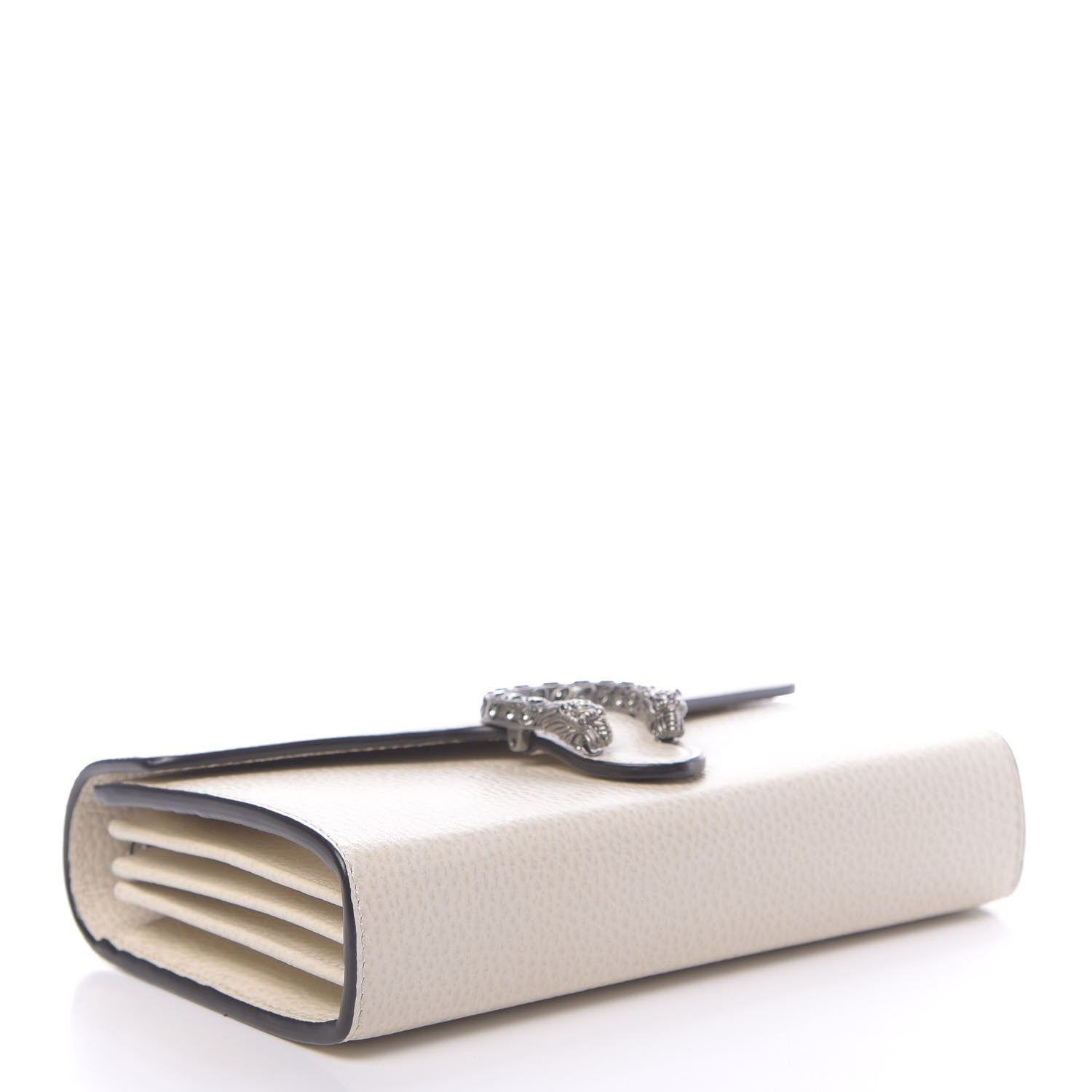 Gucci Dollar Calfskin Mini Dionysus Chain Wallet Mystic White 4 of 11