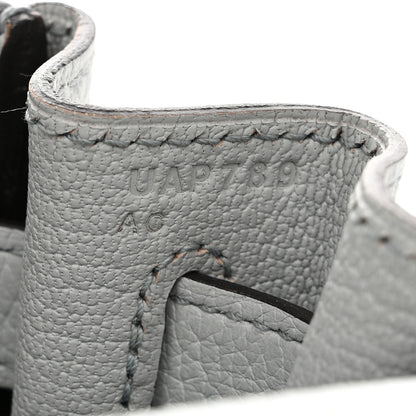 Hermes Taurillon Clemence Kelly Retourne 28 Bleu Pale 7 of 11