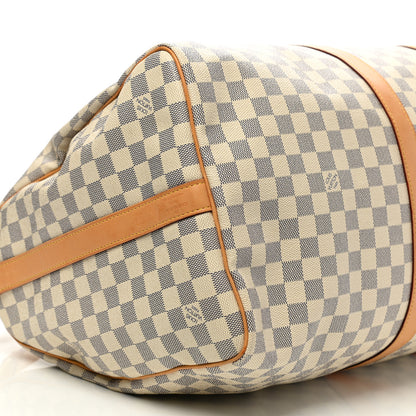 Louis Vuitton Damier Azur Keepall Bandouliere 55 9 of 15