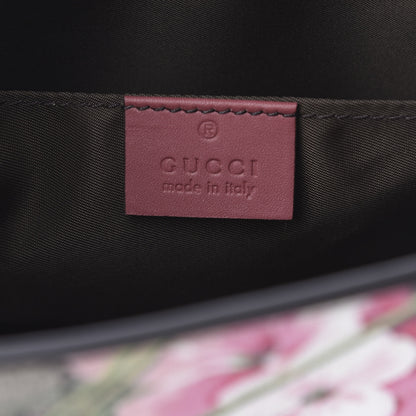Gucci GG Supreme Monogram Blooms Large Cosmetic Case Beige Multicolor Dry Rose 6 of 8
