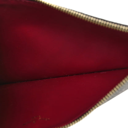 Louis Vuitton Monogram Felicie Chain Wallet Zippered Insert Fuchsia 5 of 6