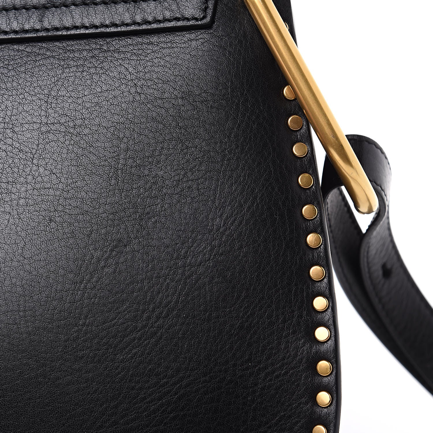 Chloe Calfskin Braided Medium Hudson Shoulder Bag Black 12 of 16