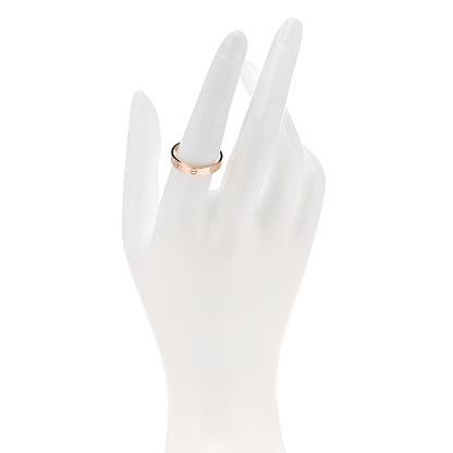 Cartier 18K Pink Gold 3.5mm LOVE Wedding Band Ring 56 7.5 2 of 4
