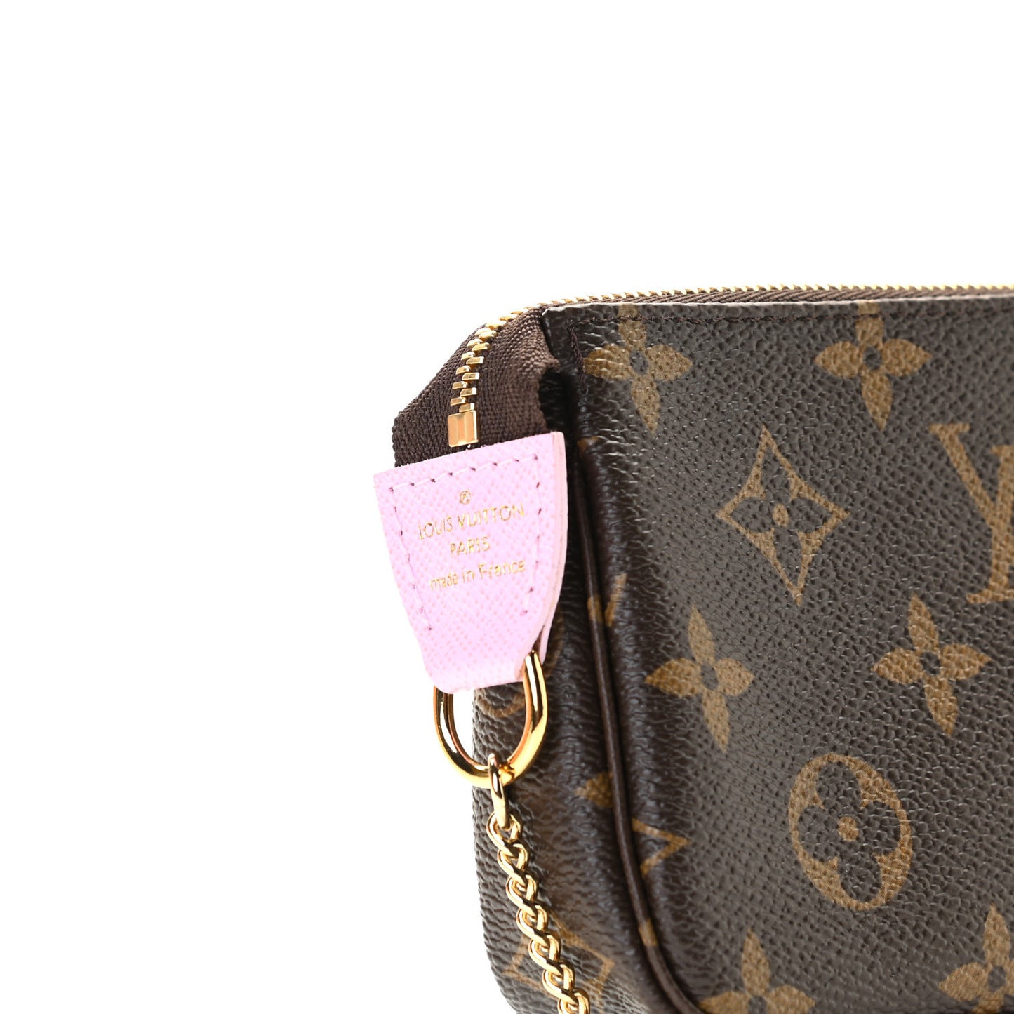 Monogram 2021 Christmas Animation Japanese Garden Mini Pochette Accessories Wisteria Pink