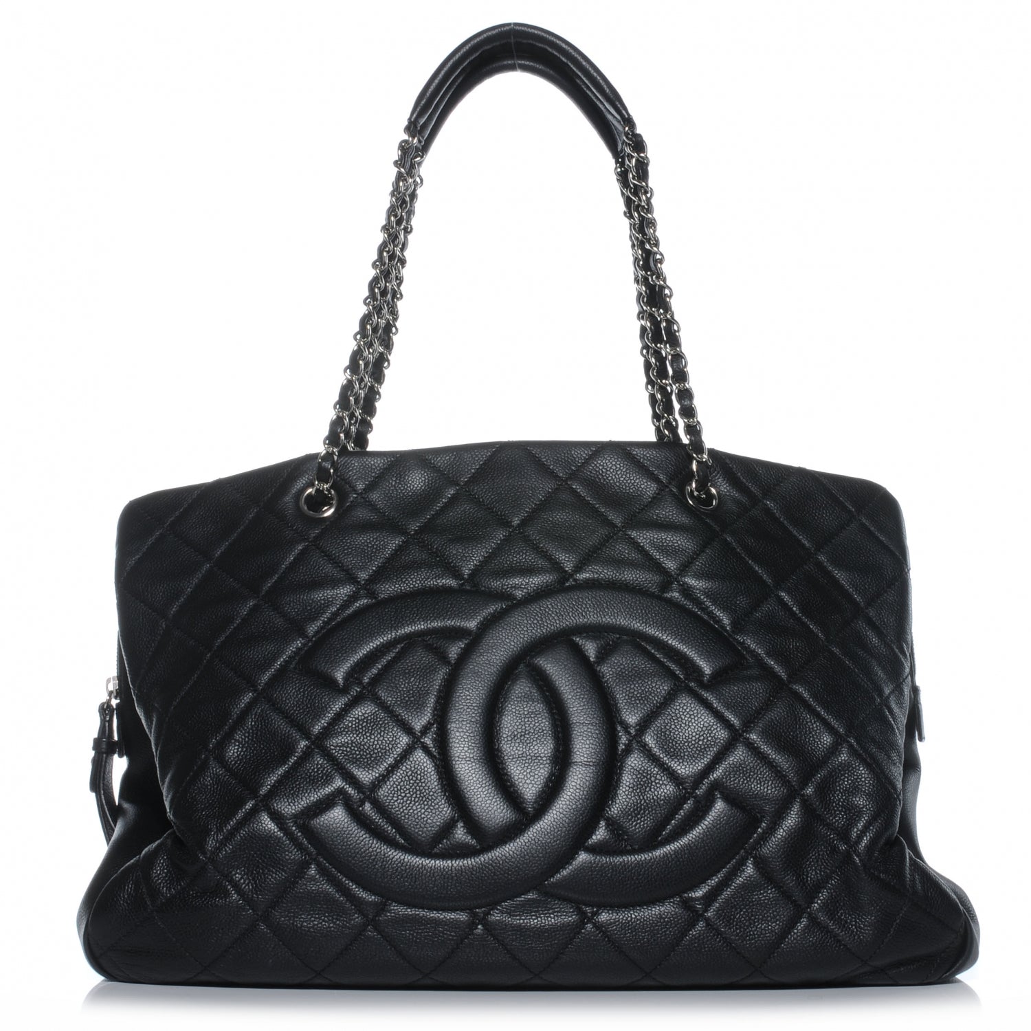 Chanel Caviar CC XL Timeless Tote Black 1 of 7