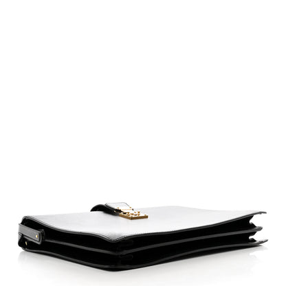 Louis Vuitton Epi Serviette Fermoir Briefcase Black 4 of 8