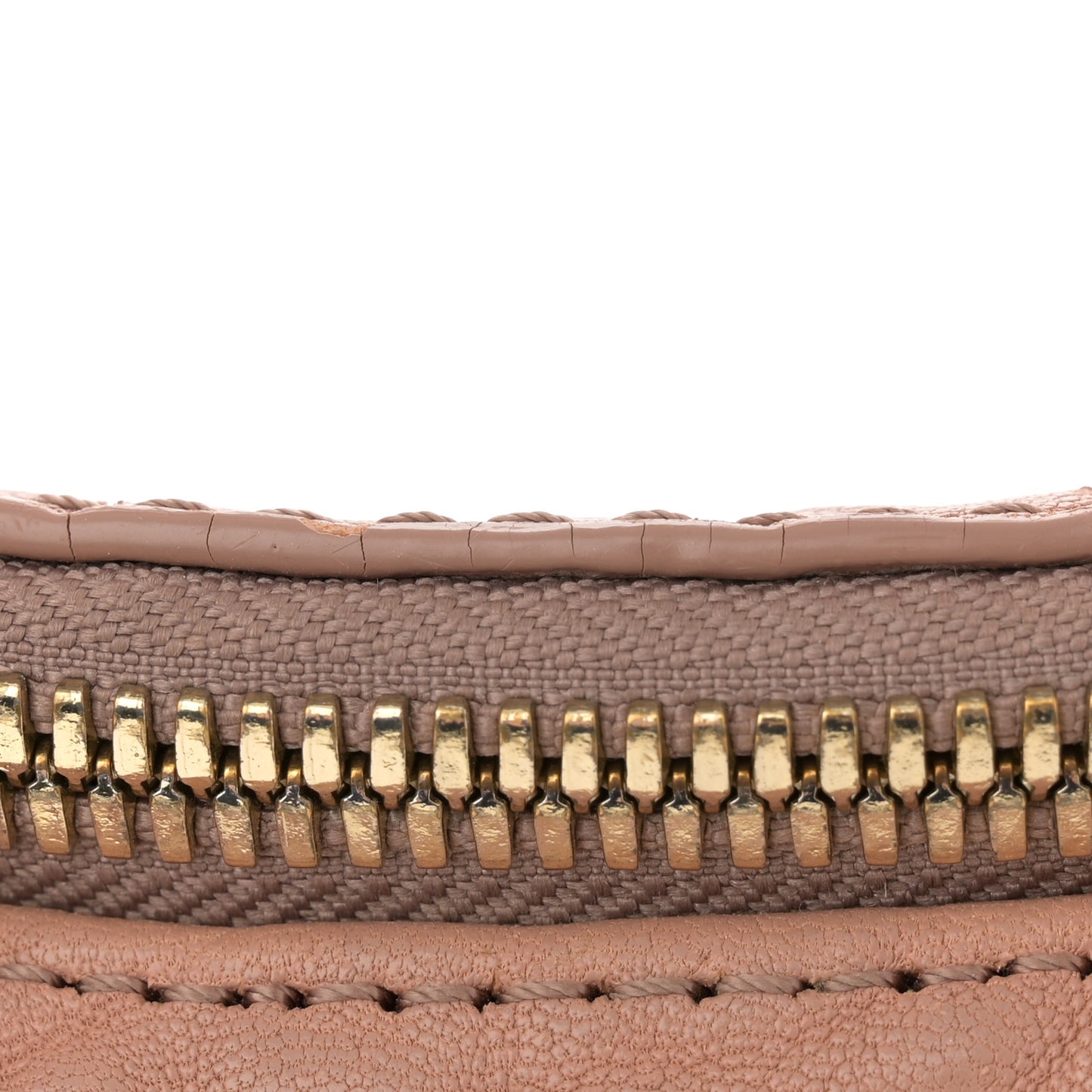 Pebbled Lambskin Mini Rockie Truffle Gold Hardware