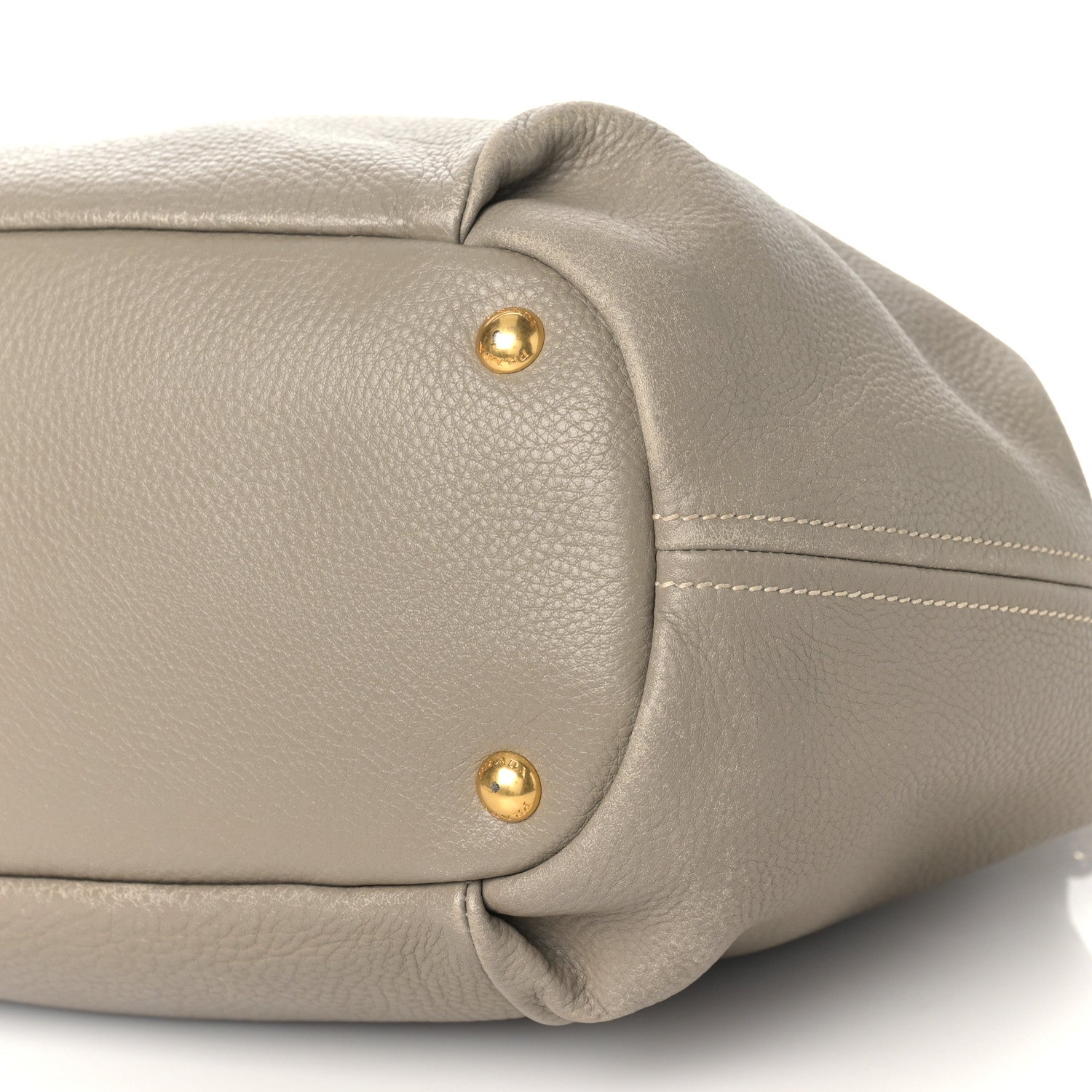 Prada Vitello Daino Shoulder Bag Argilla 8 of 8