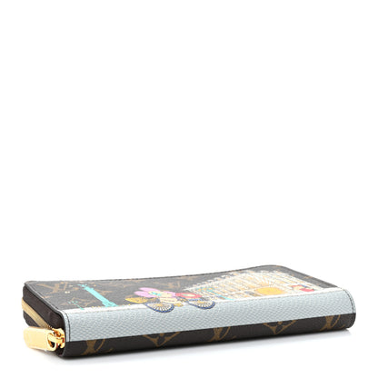 Louis Vuitton Monogram 2022 Christmas Animation Paris Zippy Wallet Pink 4 of 12