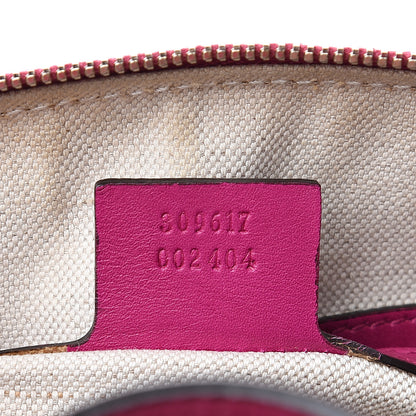 Gucci Patent Microguccissima Small Nice Top Handle Dome Bag Bright Bouganville 6 of 12