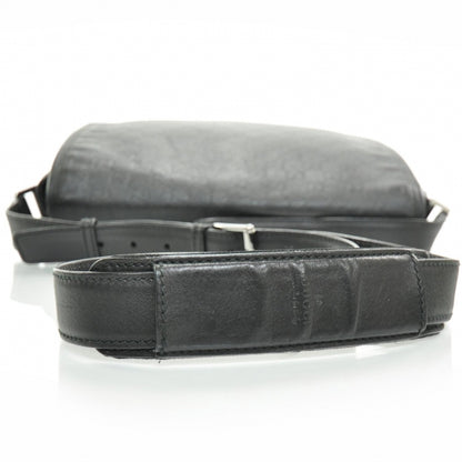 Gucci Guccissima Flap Messenger Bag Black 5 of 9