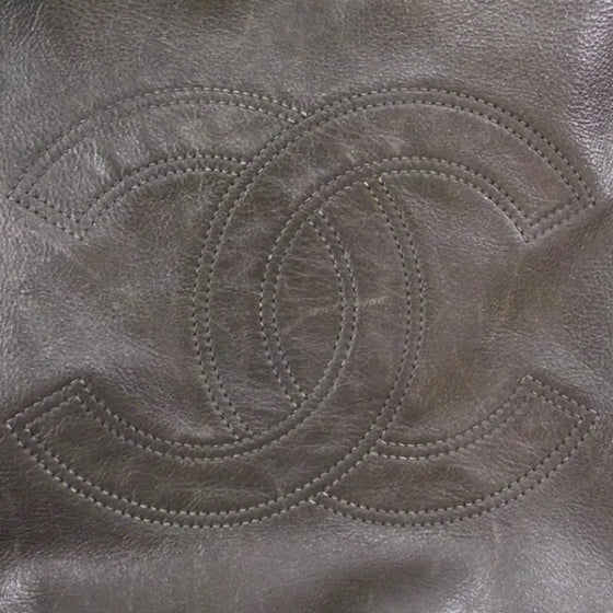 Lambskin Edgy Large Hobo Brown