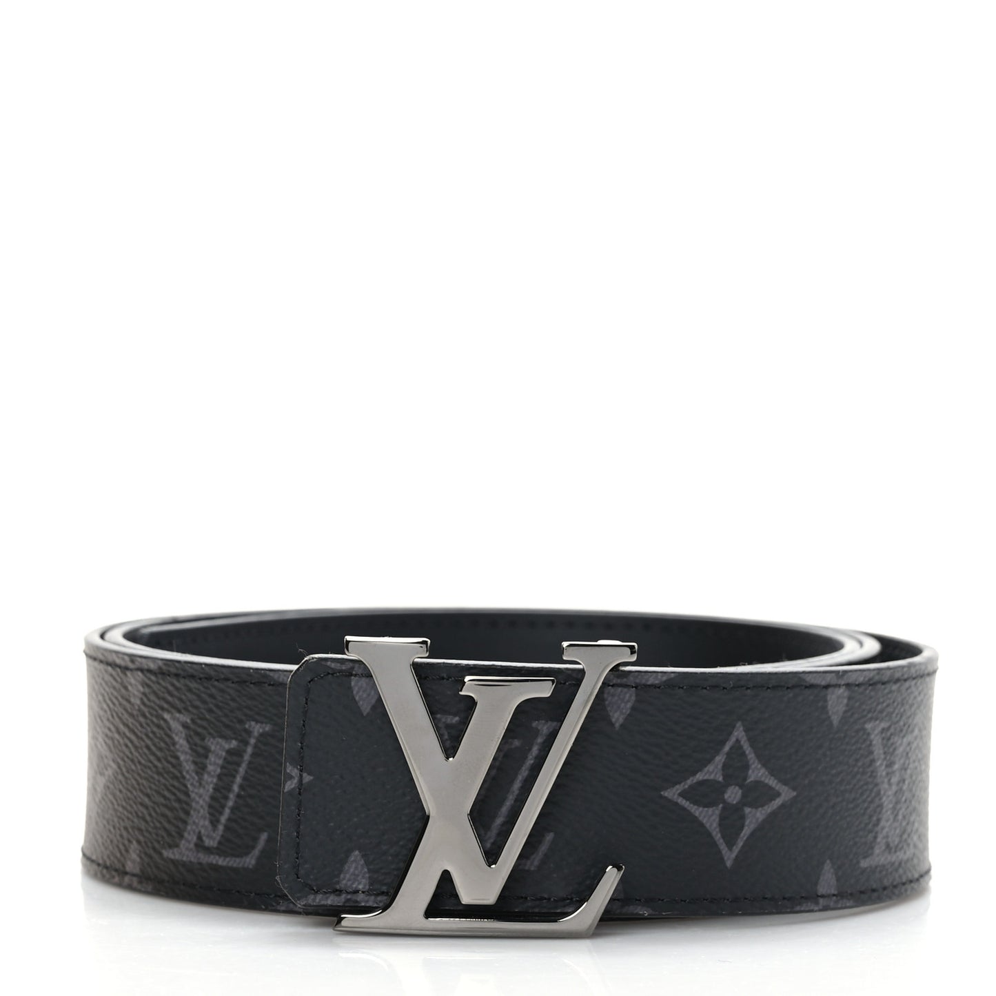 Monogram Eclipse Taigarama 40mm LV Initiales Reversible Belt 100 40 Black
